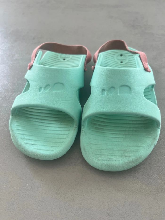 Sandale décathlon bleu turquoise - photo numéro 2