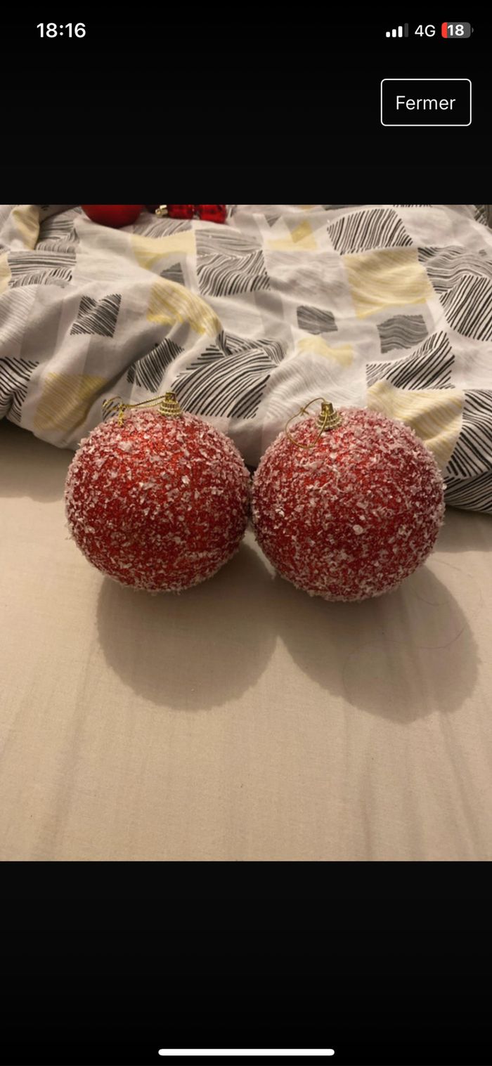 Lot boules de Noël - photo numéro 2