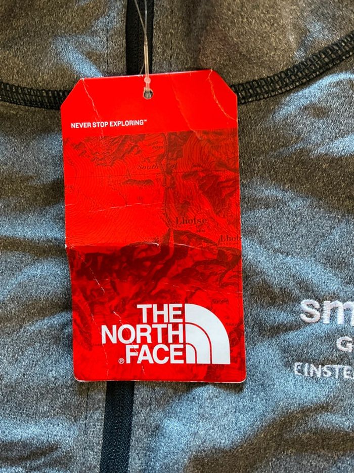 Sweat long léger 1/4zip pour homme The North Face gris chiné foncé taille XXL 187 - photo numéro 7