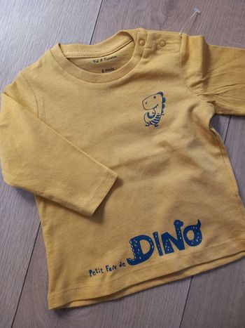 Maillot longue manche 6mois garçon neuf