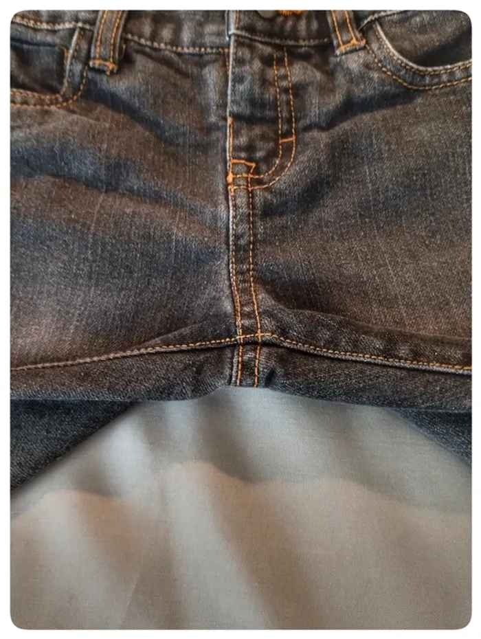 Jean gris foncé (presque noir) taille ajustable - Tex (3-4 ans) - photo numéro 9