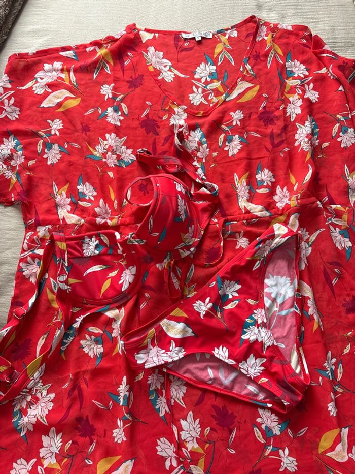 Paréo + Maillot taille 38