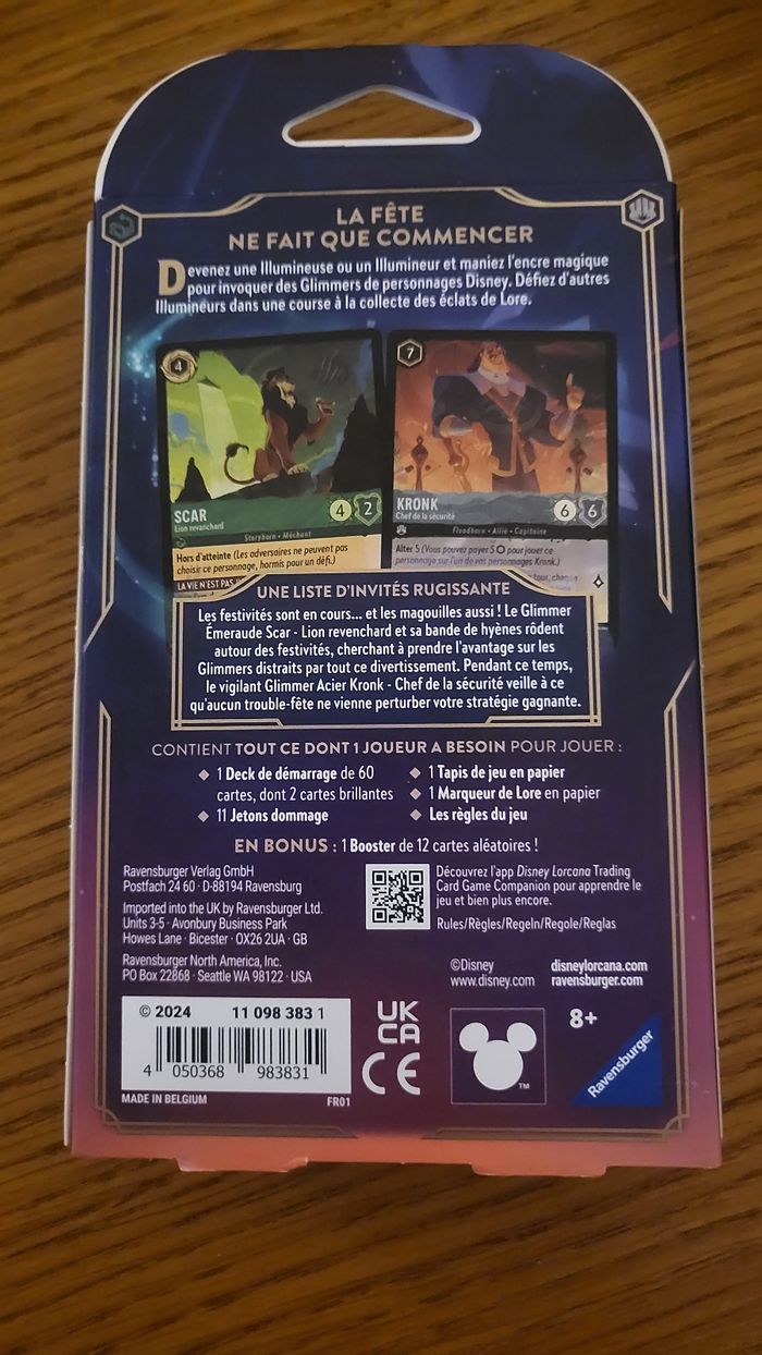 Deck de démarrage Lorcana - photo numéro 2