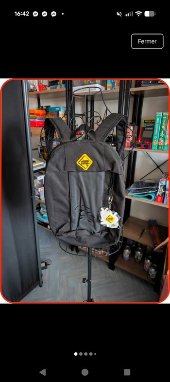 Sac à dos noir El Hormiguero (Trancas y Barrancas) - Neuf avec étiquette