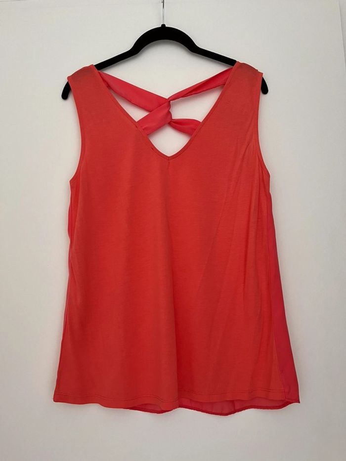 Top bi matière Camaïeu taille M/38/10 - photo numéro 4