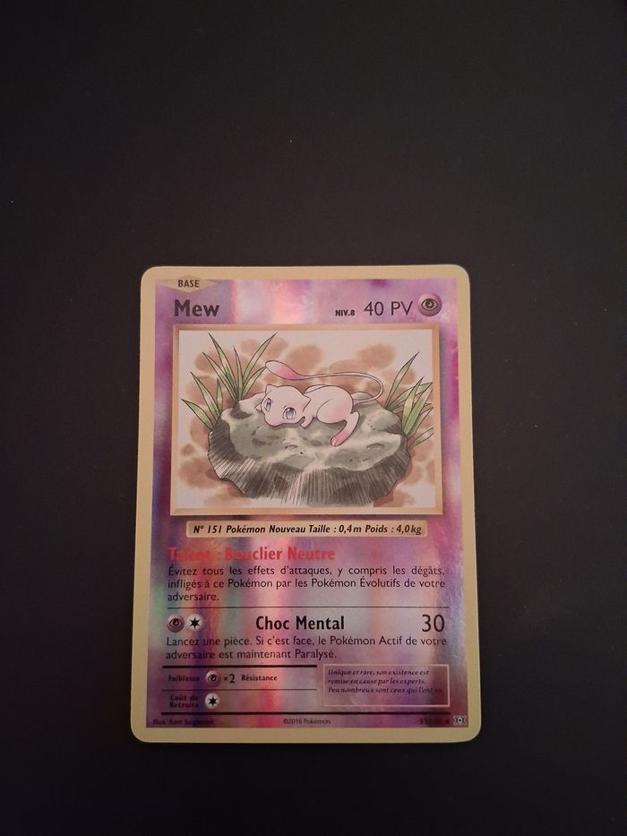 Carte Pokémon Reverse Mew 53/108 XY