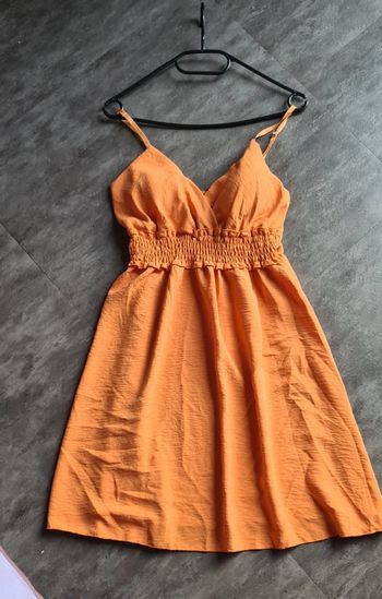 Robe été orange