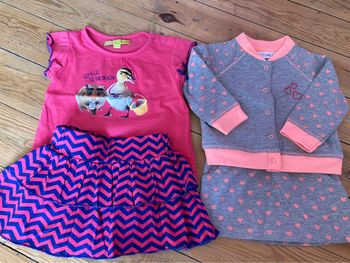 Lot de 2 ensembles avec jupe taille 68