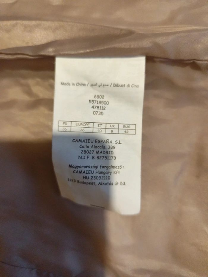 Manteau femme Camaïeu - photo numéro 10