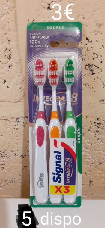 Brosse a dent signal souple coloris aléatoire