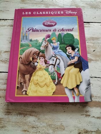 Livre princesse à cheval Disney