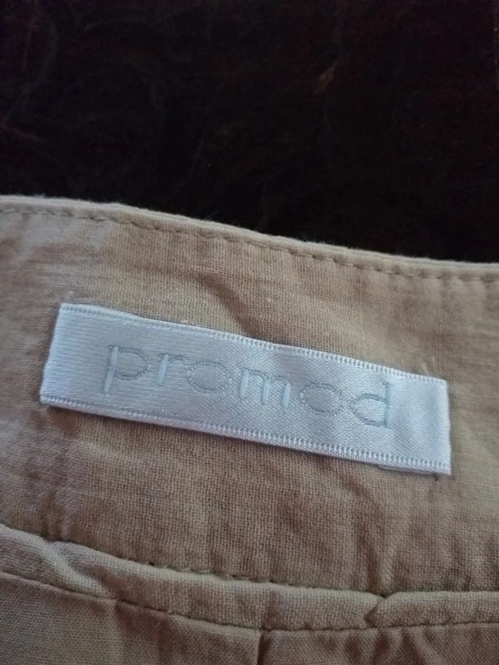 Superbe jupe beige dorée 40 promod - photo numéro 3