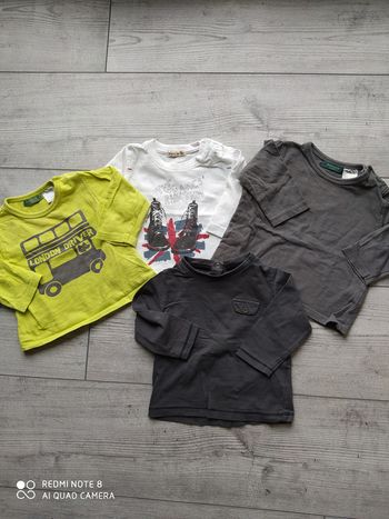 Lot de t-shirts 6 mois