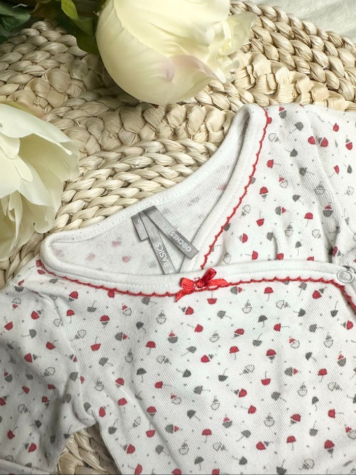 Body Orchestra 6 mois rouge et blanc - photo numéro 2