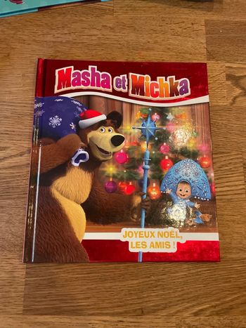 Livre Masha et Michka Joyeux Noël les amis !