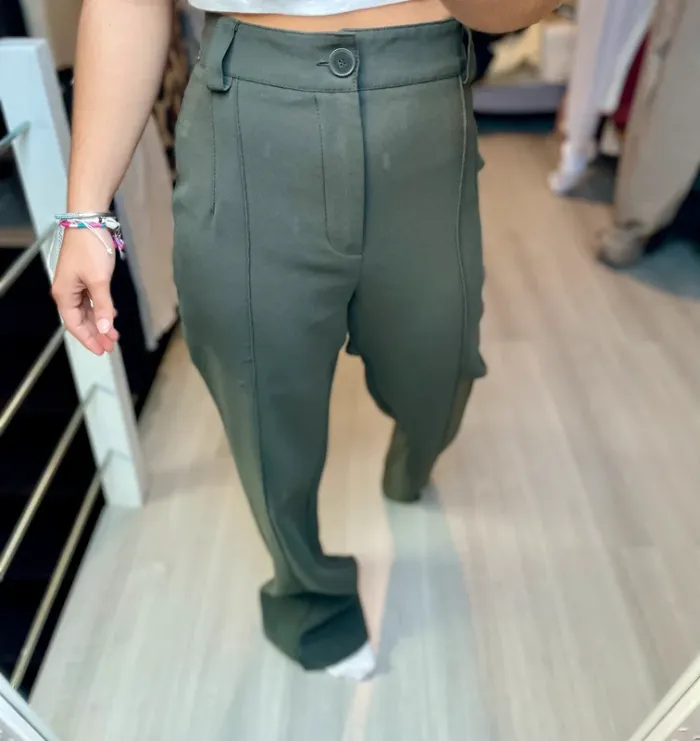 Pantalon Zara kaki