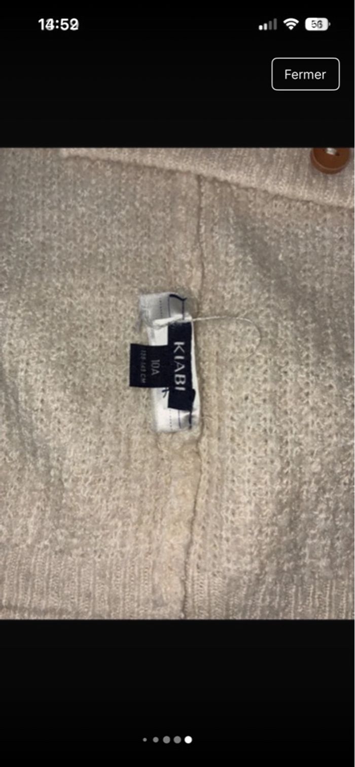 Gilet fantaisie  fille - photo numéro 5