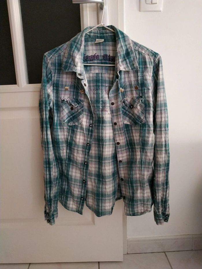 Chemisier la redoute taille 38 détails argentés