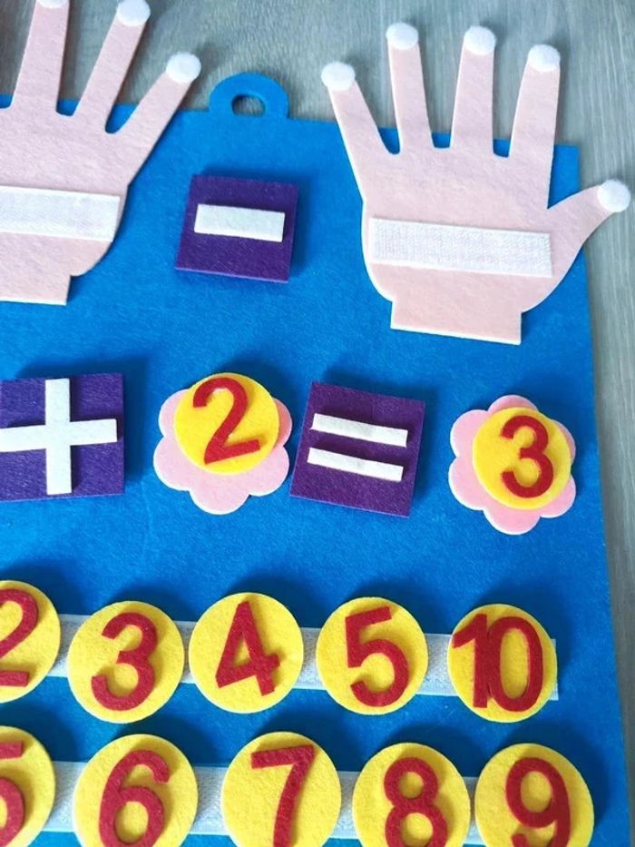 Set en feutrine pour apprendre à compter - photo numéro 9