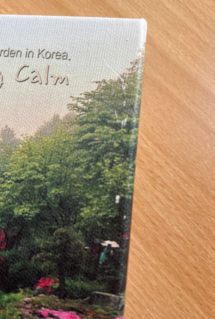 🌸 Toile murale "Jardin du Matin Calme" Souvenir de Corée du Sud - photo numéro 7
