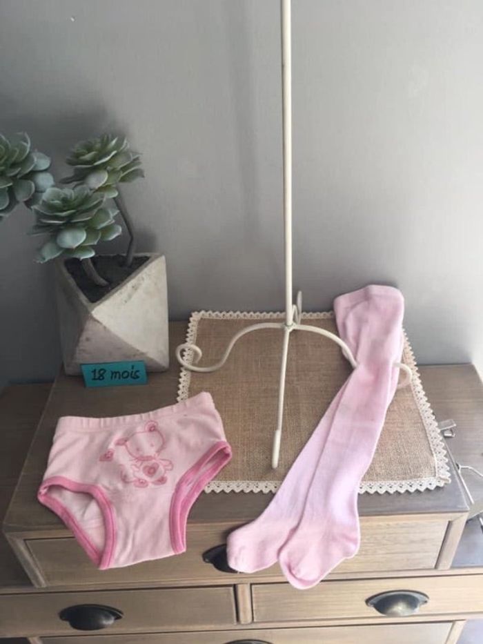 Lot collant et culotte fille 18 mois