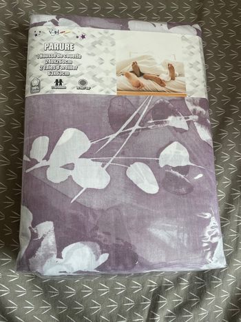 Housse de couette 2 personnes continu