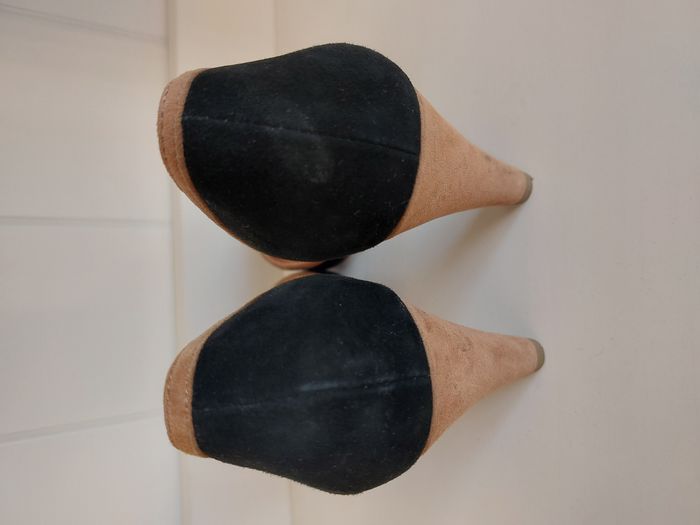 Chaussures ouvertes Emilie Karston noir & beige pointure 37,5 - photo numéro 4
