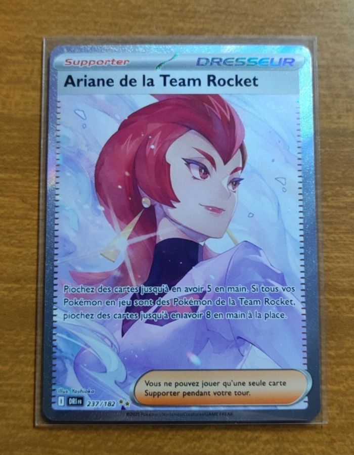 Pokemon - Ariane Alt 237 - Ev10 destinées Rivalités du bloc Écarlate et violet 237/182 team rocket - photo numéro 1