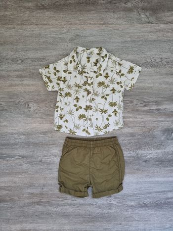 Chemise + short 12 mois