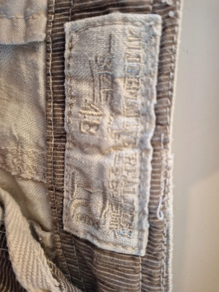 Pantalon lin beige 48 - photo numéro 2