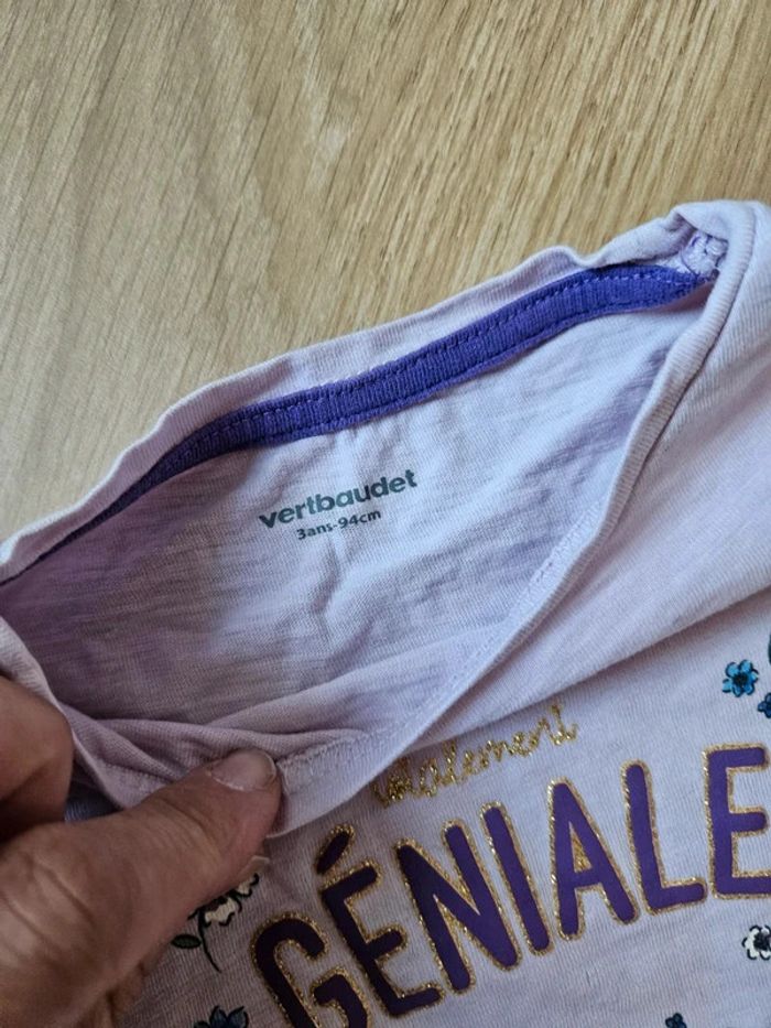 Tee shirt Vertbaudet 3 ans - photo numéro 5