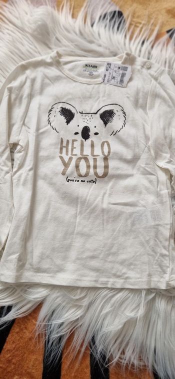 Tee-shirt manches longues 36 mois