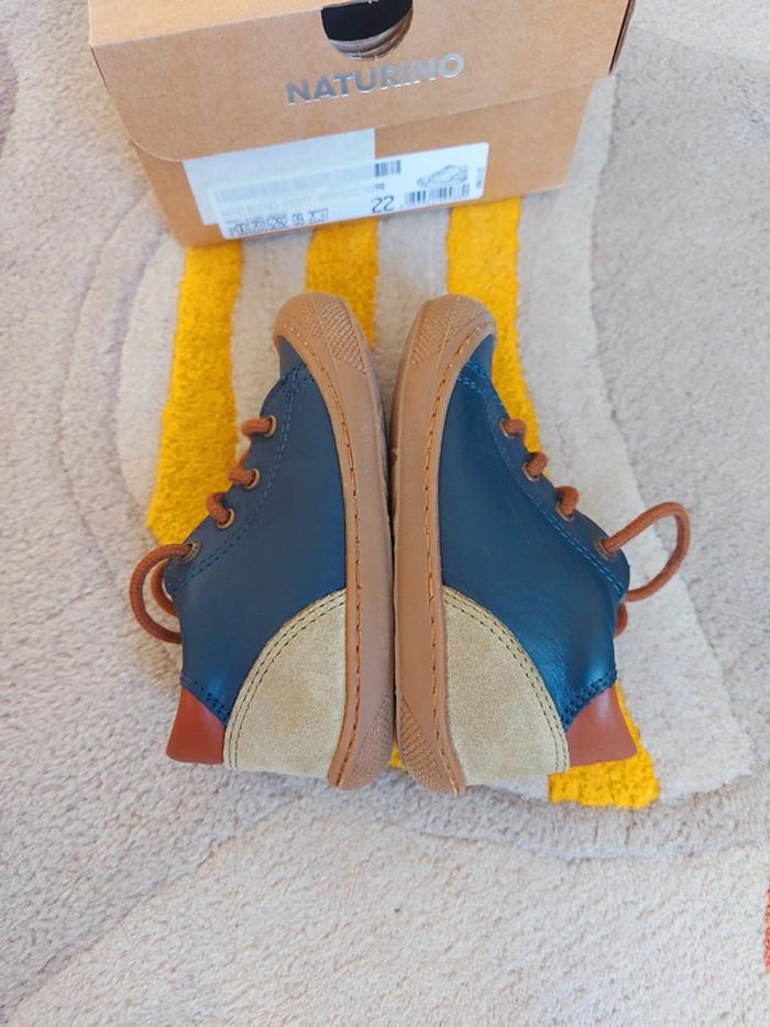 Naturino Romy nappa/suede Navy Stone 22 - photo numéro 3