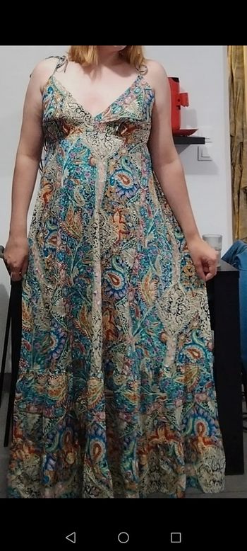 Robe longue dos nu
