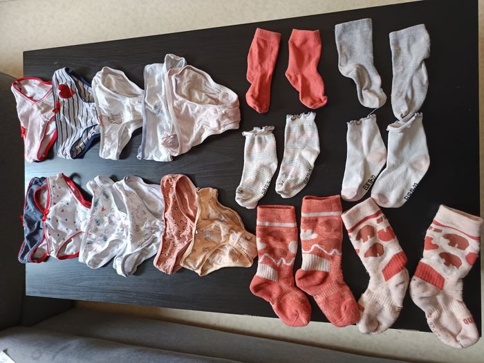 Lot de 11 culottes et 6 paires de chaussettes - photo numéro 3