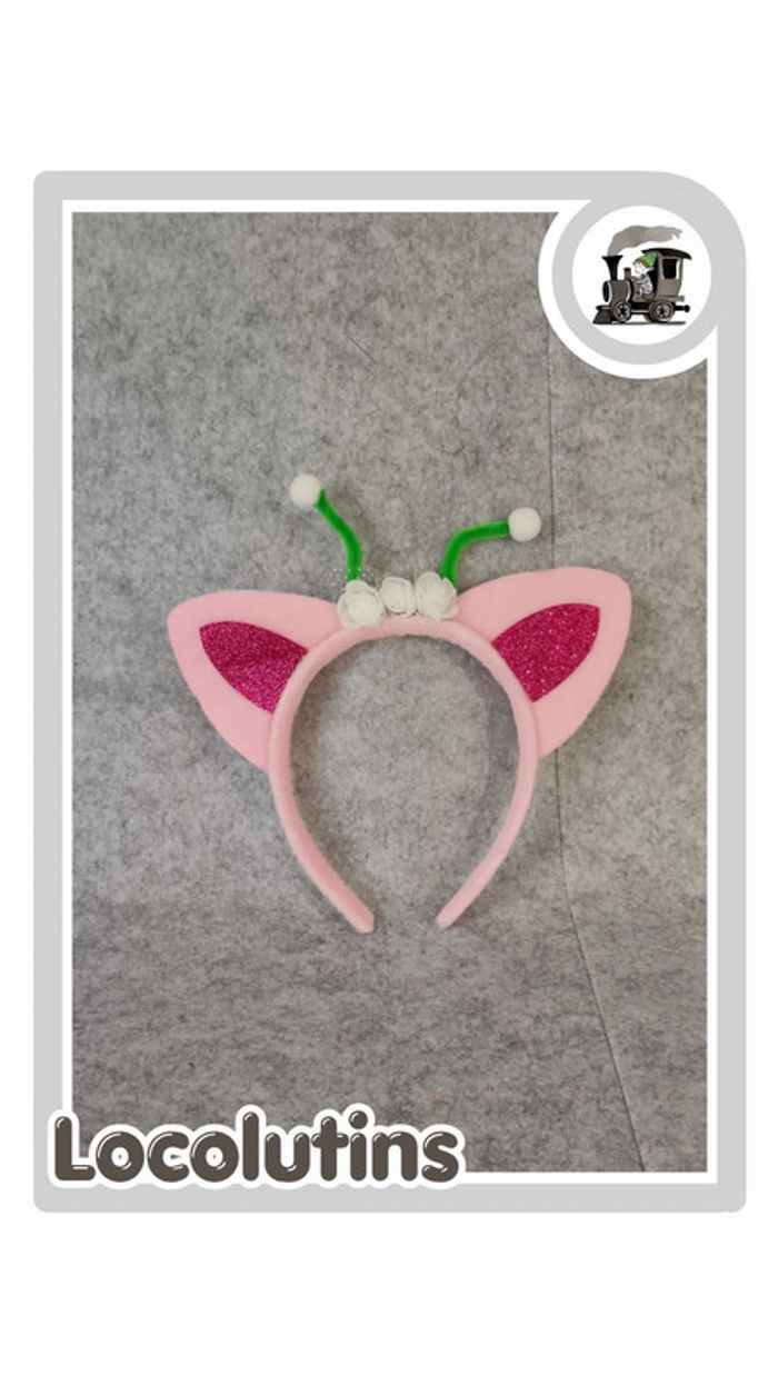 🚂 Serre-tête chat - Fée minette