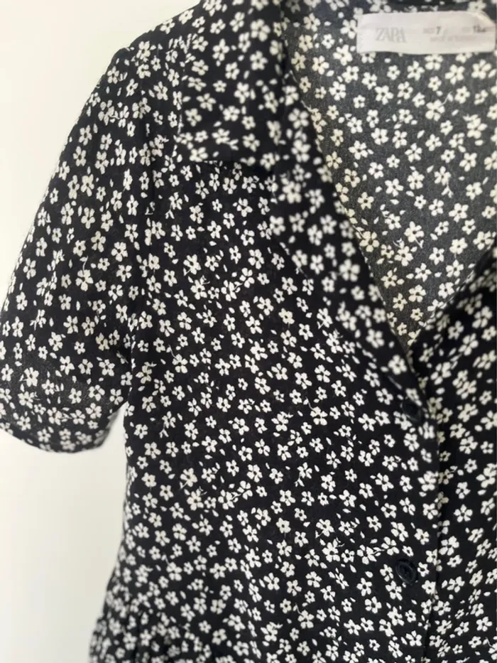 Robe fluide petites fleurs 6ans - photo numéro 3