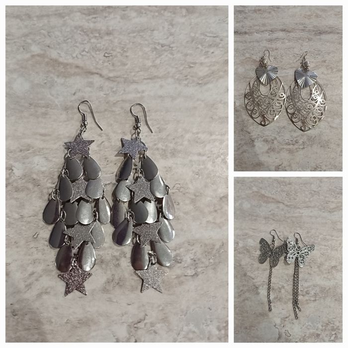 Lot boucles d'oreilles femme