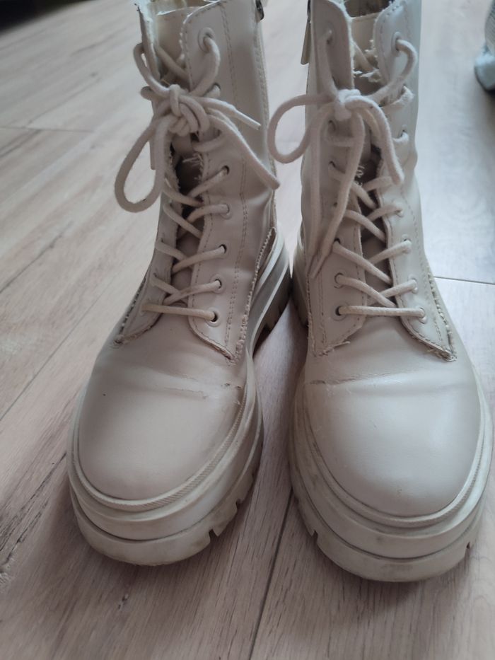 Bottes beige femme Stradivarius - photo numéro 5