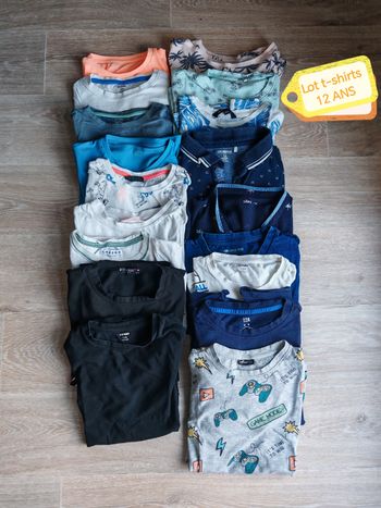 Lot t-shirts manches courtes