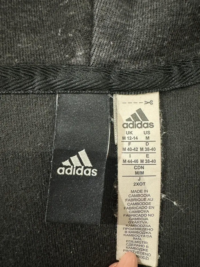 Gillet Adidas noir/gris - photo numéro 3