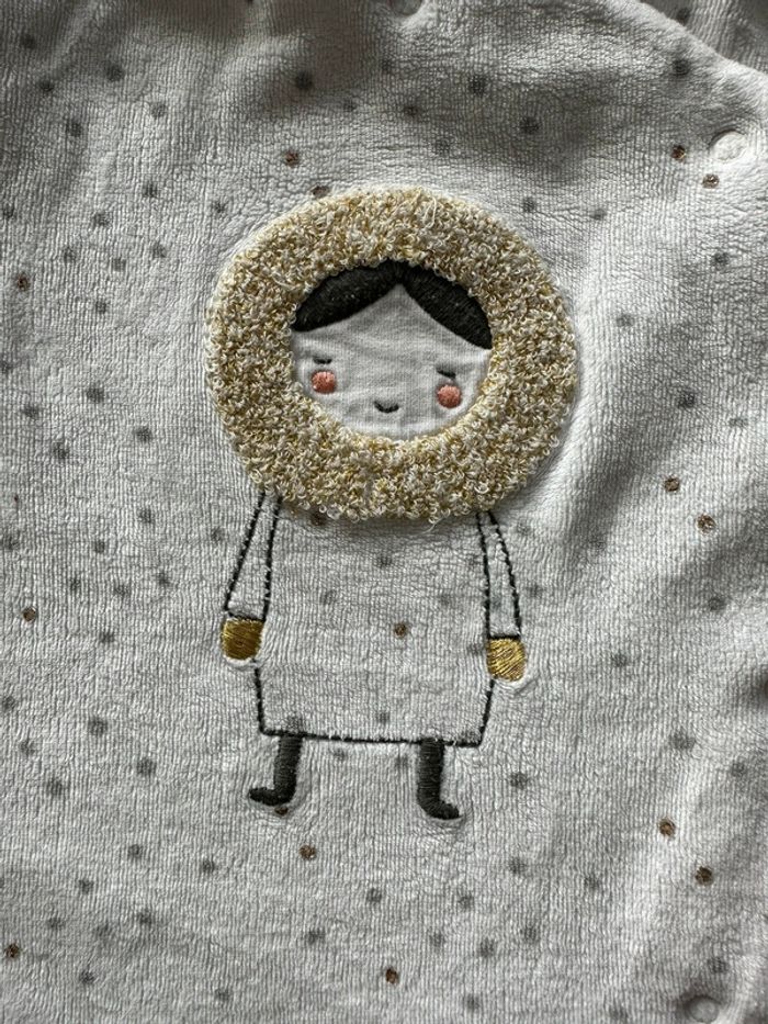 Pyjama grenouillère velours Tape à l’œil - photo numéro 2