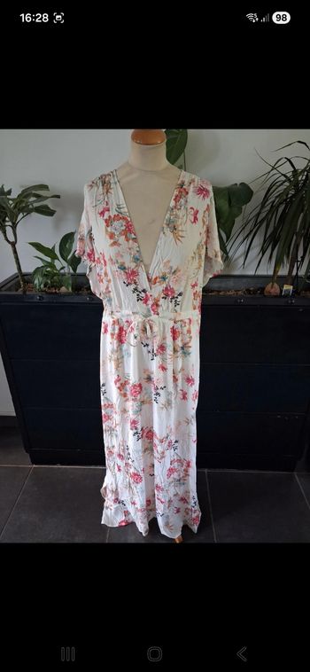 Robe longue fleurie Promod
