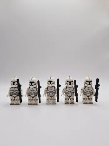 Figurines type lego 5 clones de la première génération star wars