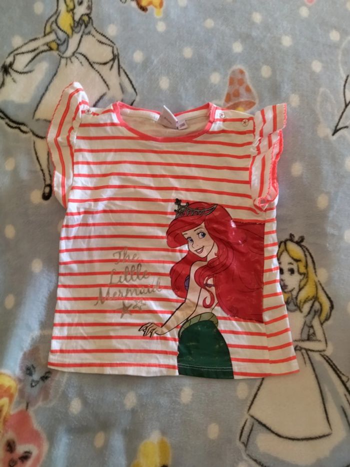 T-shirt Disney Ariel 24 mois