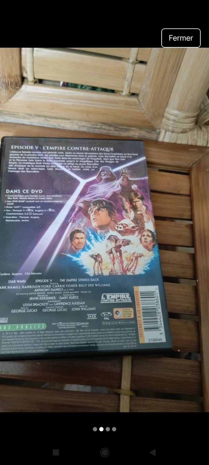 DVD star Wars - photo numéro 2