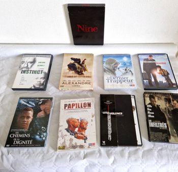 Lot de 9 dvd , film tragique / tragédie / drame / dramatique