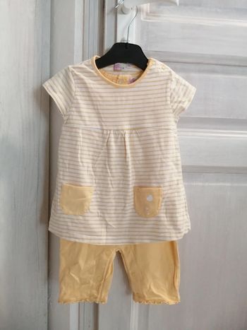 Ensemble bébé fille barboteuse