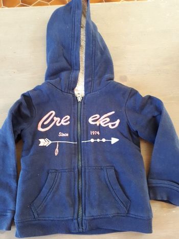 Gilet à capuche fille