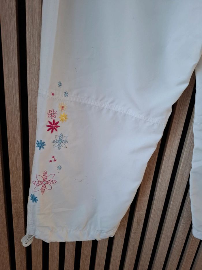 Pantalon leger fluide blanc polyester T44 - photo numéro 8
